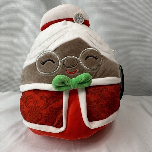 Mrs. Claus Squishmallow Nicolette 8 Inch Plush With Red & White Holiday Outfit - Picture 1 of 11